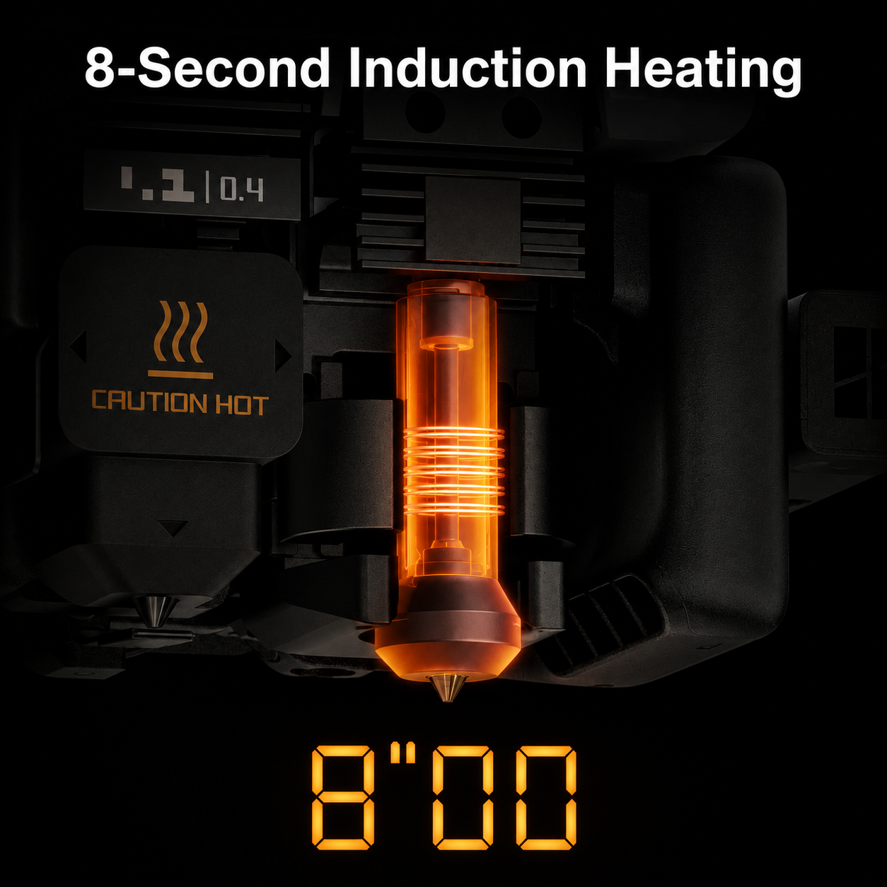 Bambu Lab H2C 8-Second Induction Heating Technology