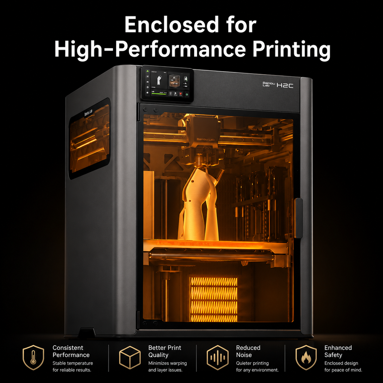Bambu Lab H2C automatic filament management