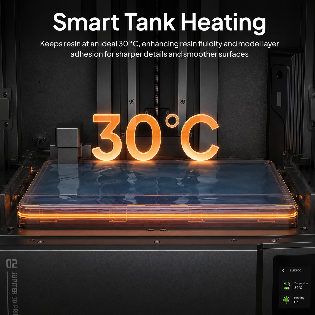 Smart Heated Resin Tank