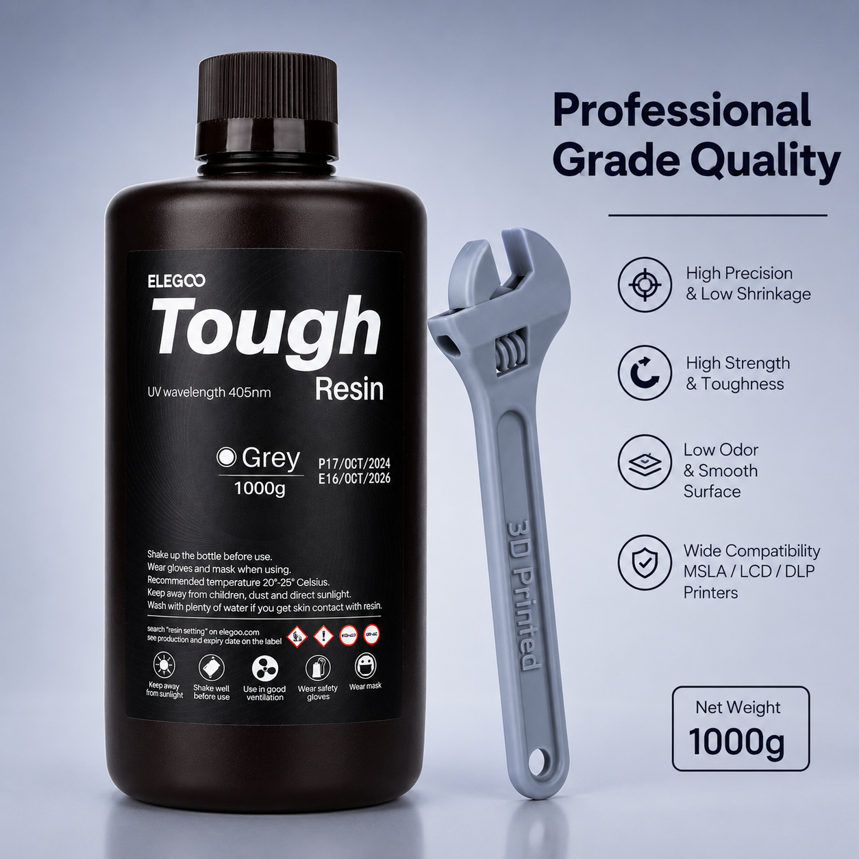 ELEGOO Tough Resin Grey
