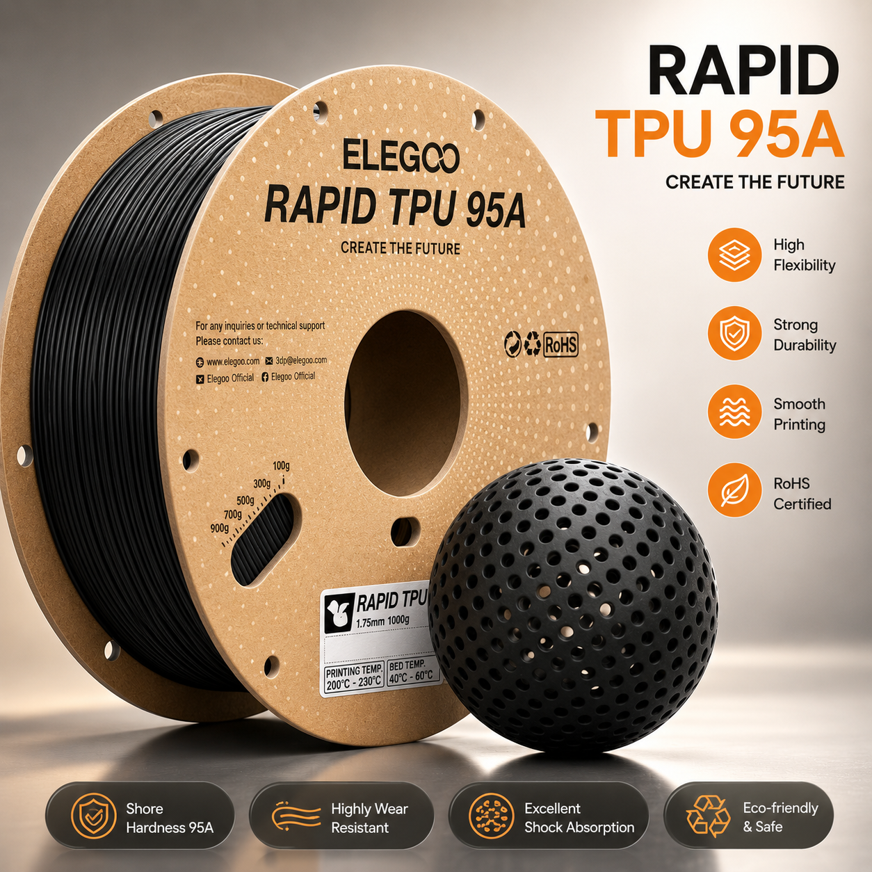 Excellent Flexibility and Elasticity