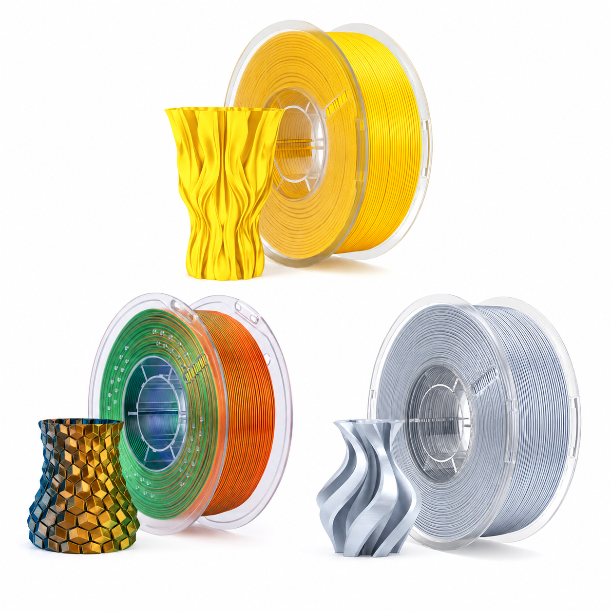 ELEGOO Silk PLA Filament 1.75mm 1KG