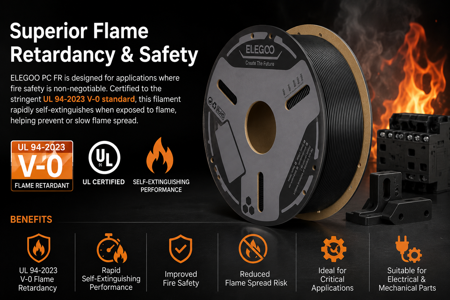 Flame Retardant PC FR Filament