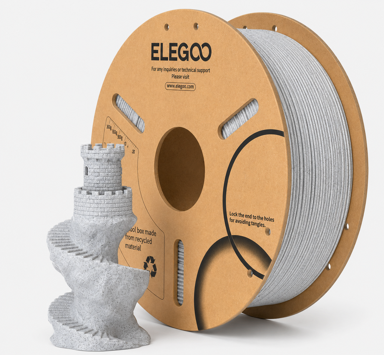 ELEGOO PLA Filament 1.75mm Marble 1KG