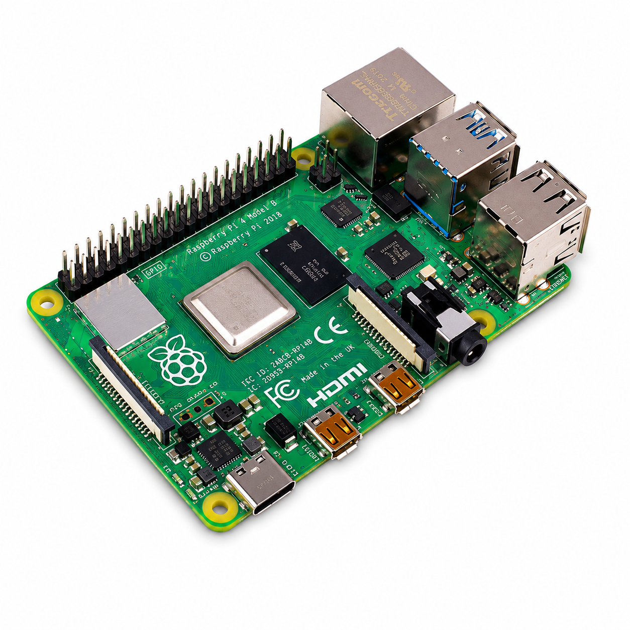 Raspberry Pi 4 Model B with 4GB RAM