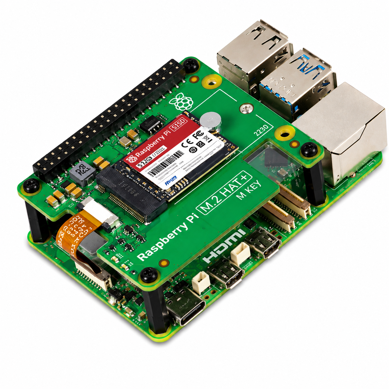 Official Raspberry Pi 512GB SSD Kit IOPS3 50k