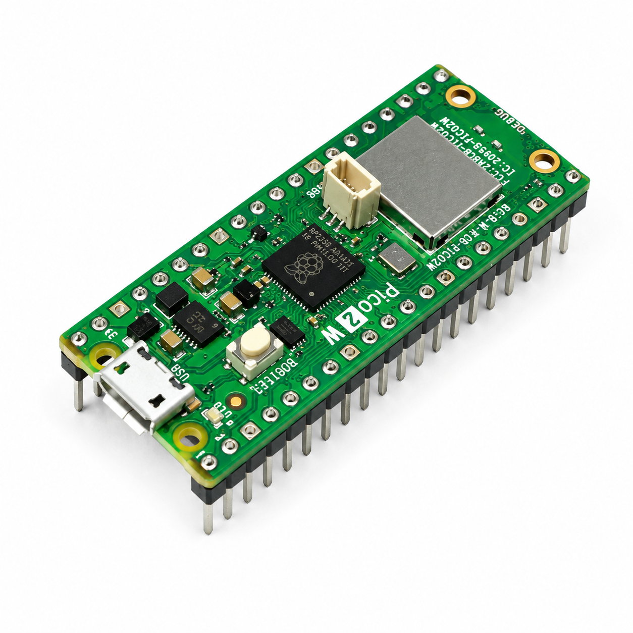 Raspberry Pi Pico 2 W with Header